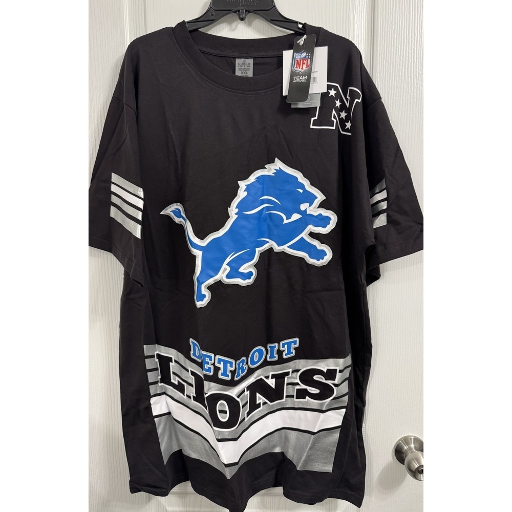 Detroit Detroit Lions Women's Game Day Couture Black Fitted Dress XXL NWT